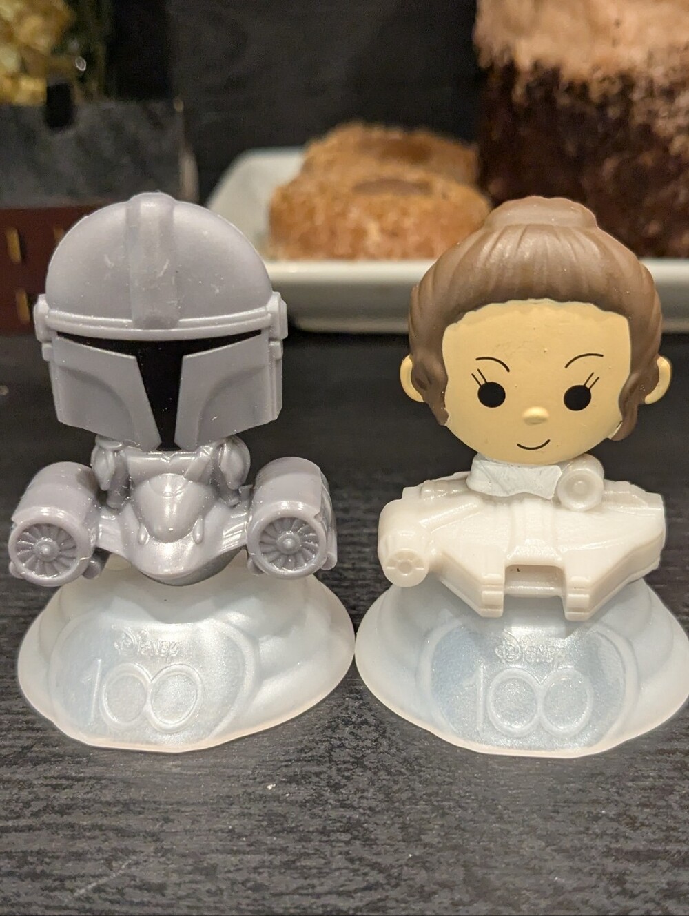 Disney 100th Anniversary McDonald's Mandalorian & Princess Lea Toys